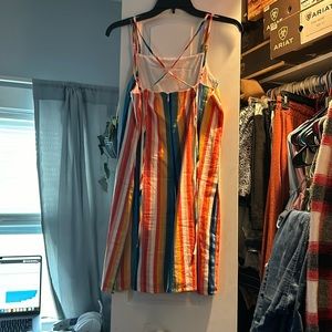 Tie back summer dress